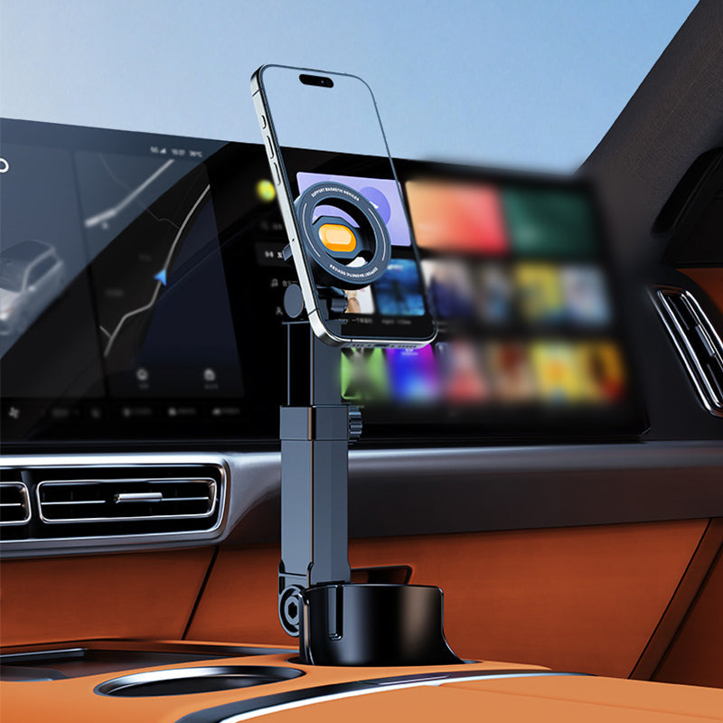🥤Car Cup Holder Phone Mount – 360° Adjustable🧲