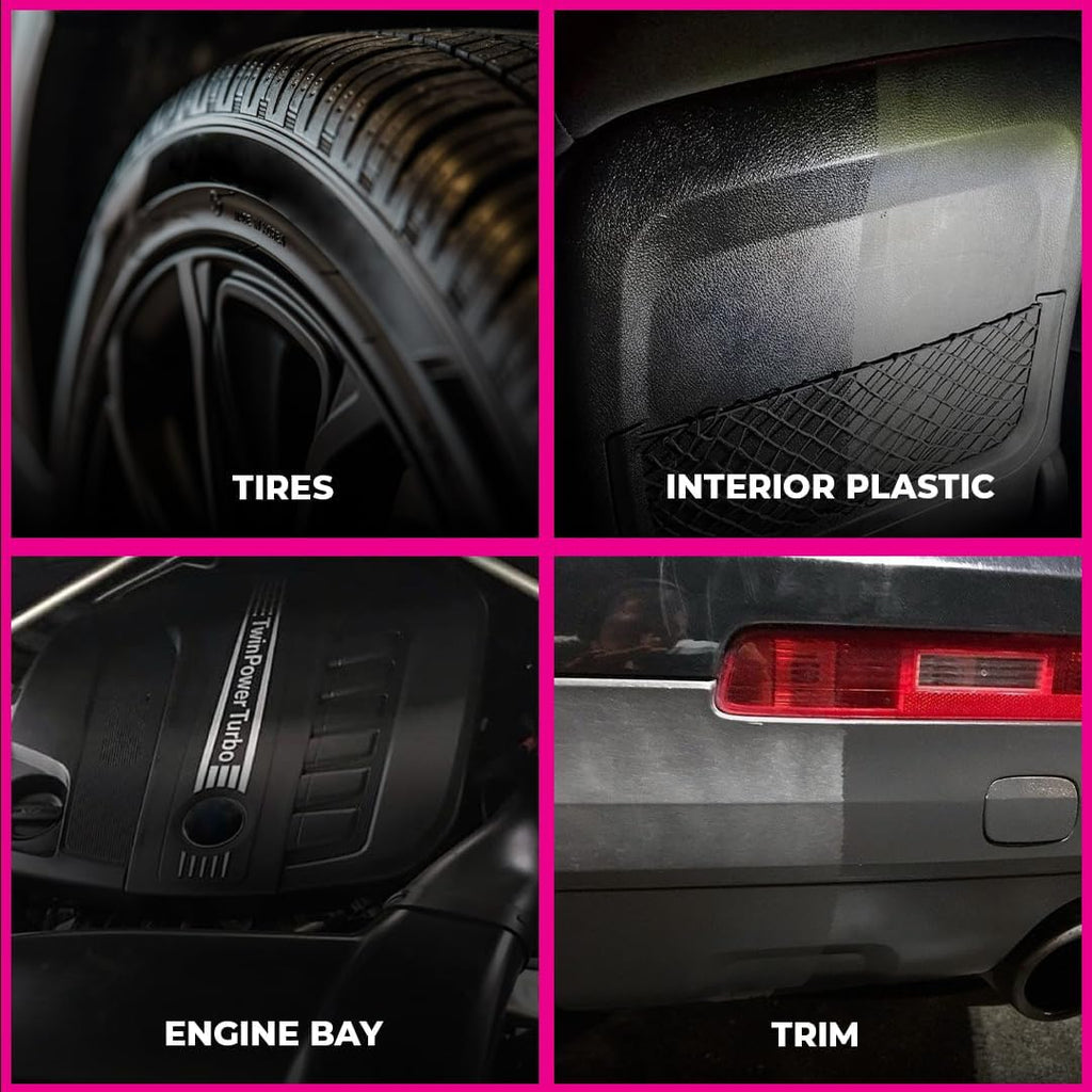 Ultimate Plastic & Rubber Restorer - Restore Shine & Protect Surfaces！