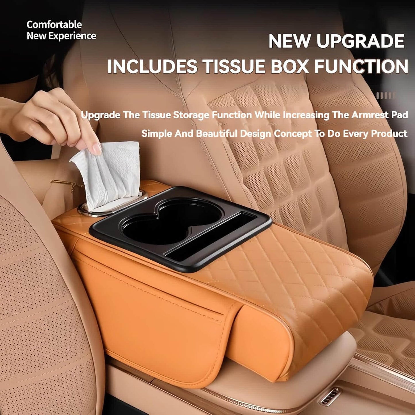 Maximize Space – 4-in-1 Car Organizer