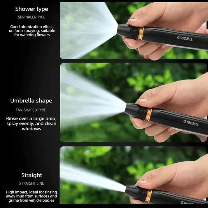 🚗💦Powerful High-Pressure Home Car Wash & Garden Sprayer ( Two free clamps are included )