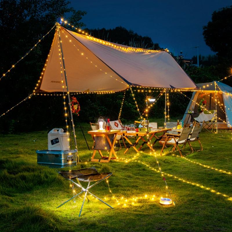 USB LED Camping String Light Waterproof Flexible Outdoor Decor Lamp