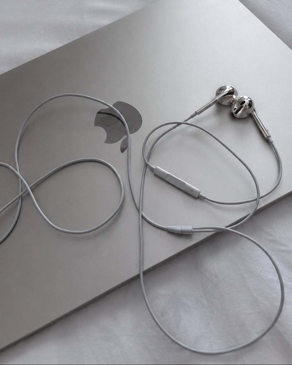 Wired Chrome Finish Earbuds, Plug & Play Zero Latency Stereo Earphones for Commute & Gaming