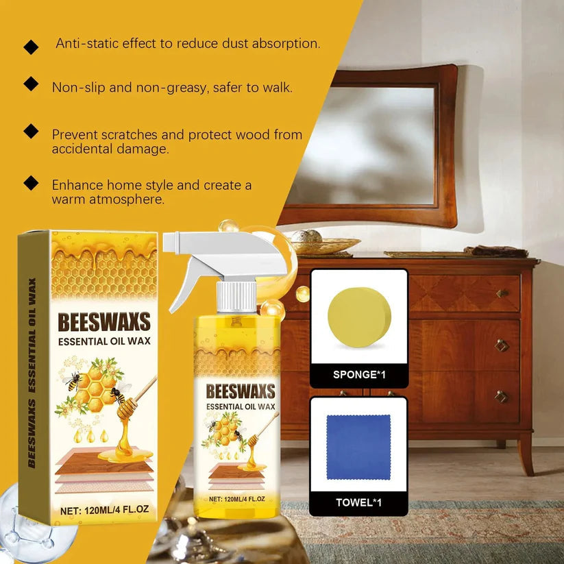 Beeswax Wood Care Spray – Bring Dull Wood Back to Life