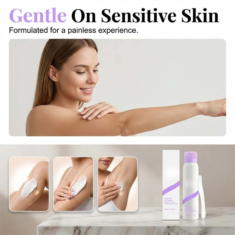 Gentle & Painless Hair Removal Cream Duo for Sensitive Skin