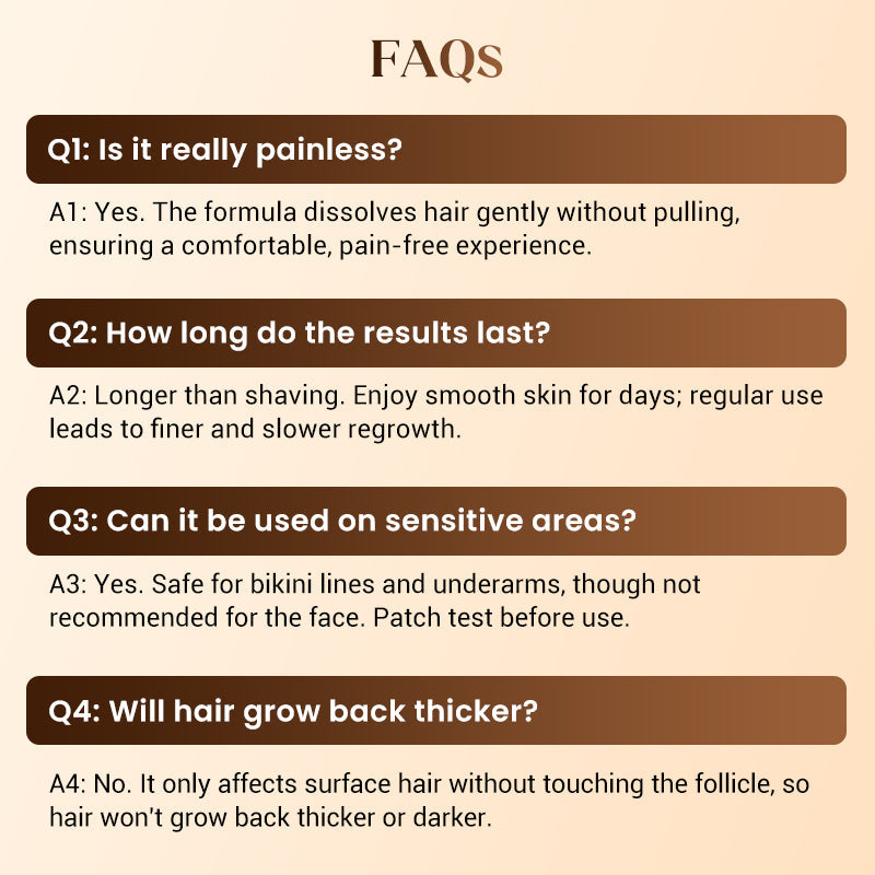 Gentle & Painless Hair Removal Cream Duo for Sensitive Skin
