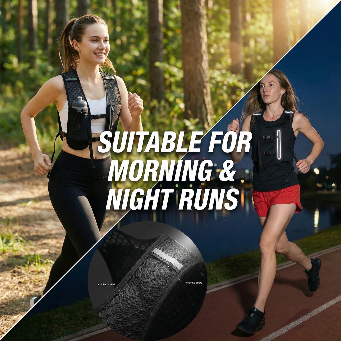 Running Hydration Vest Backpack Pack Marathoner Running Race Hydration for Trail Race, Hiking, Cycling, Climbing, Jogging