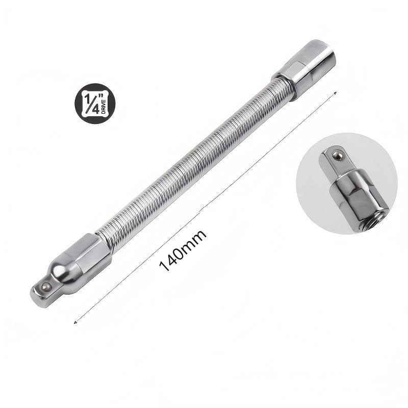 🔧 Flexible Socket Extension Rod Set  | Reaches All Hidden Bolts For Car & Home Repairs