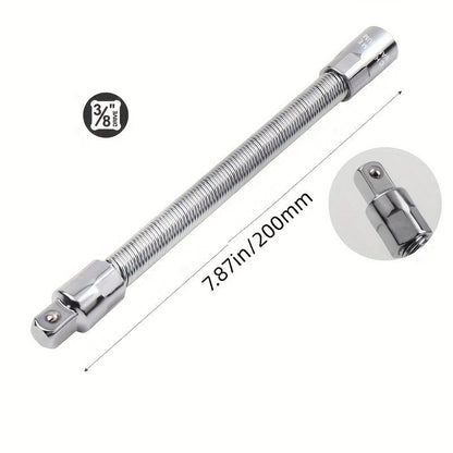 🔧 Flexible Socket Extension Rod Set  | Reaches All Hidden Bolts For Car & Home Repairs