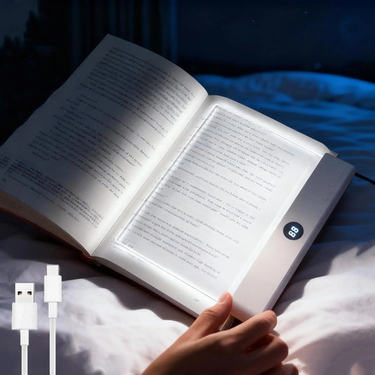 Rechargeable Dimmable LED Reading Light 3 Color Timed Off Desk Lamp